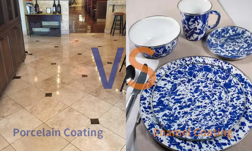 How Does Porcelain Coating Differ from Enamel Coating