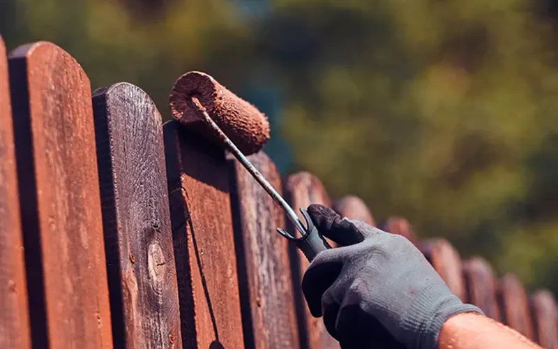 Roller varnish - painting method